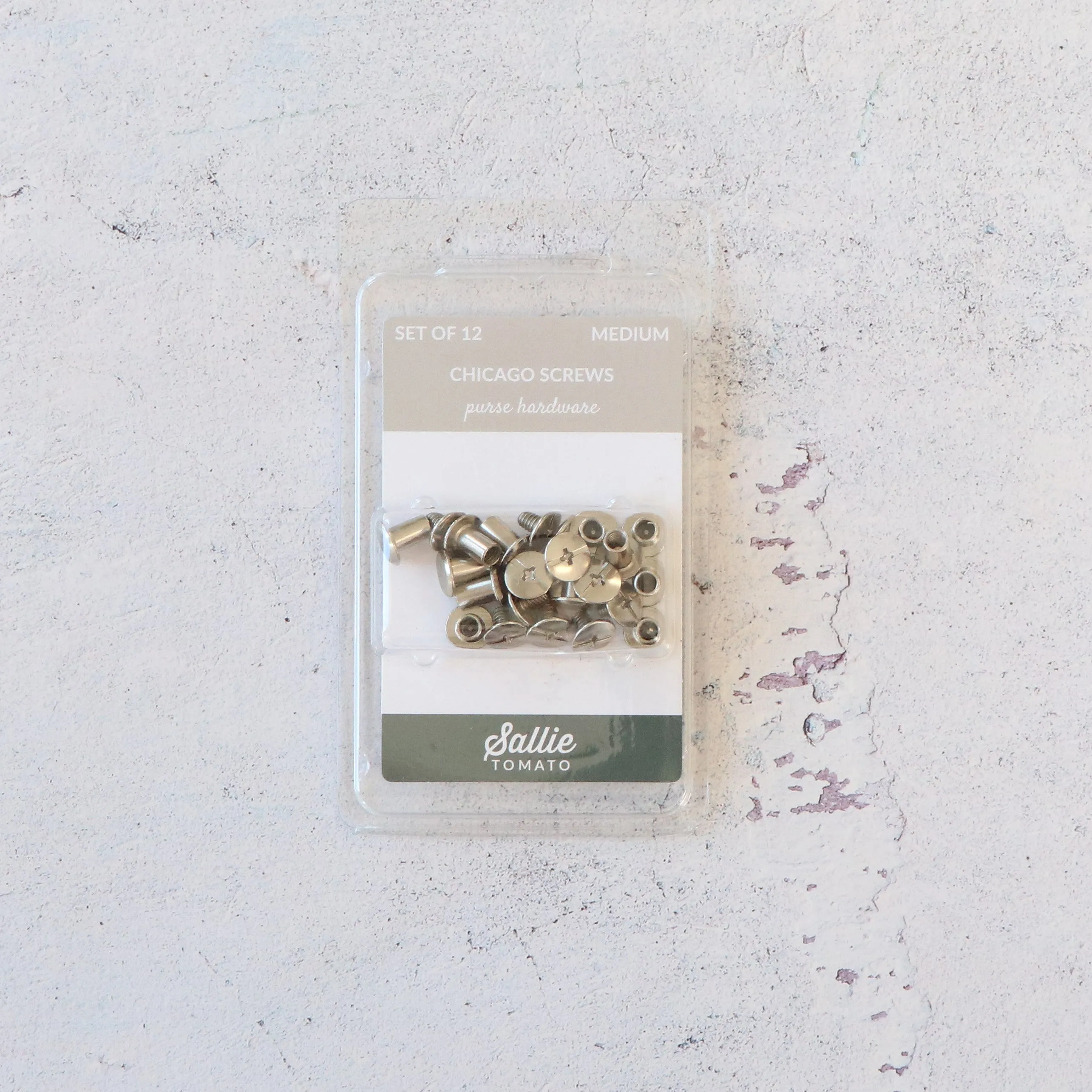 12 Medium 8mm Chicago Screws