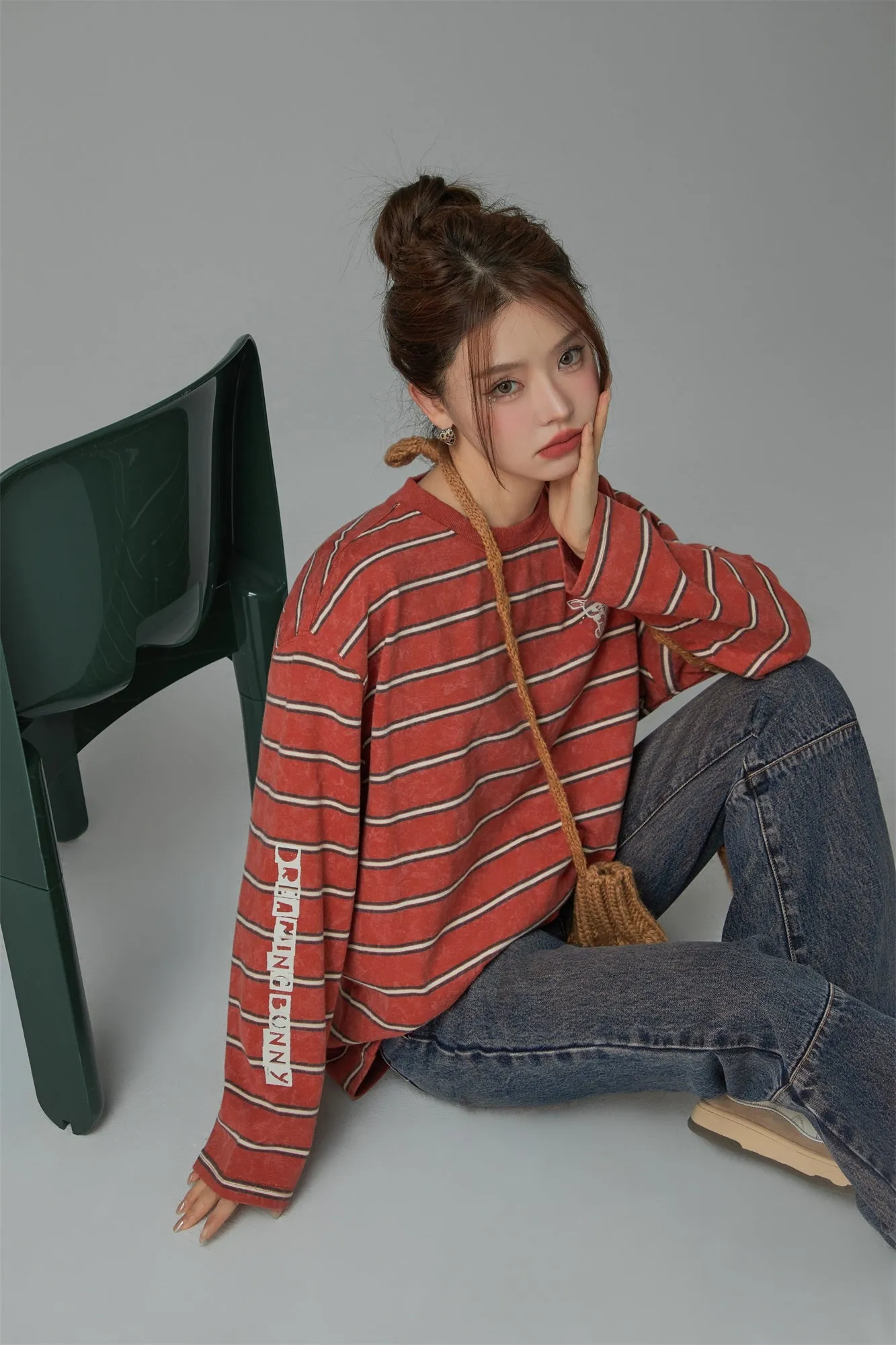 Backspin Striped Sweater