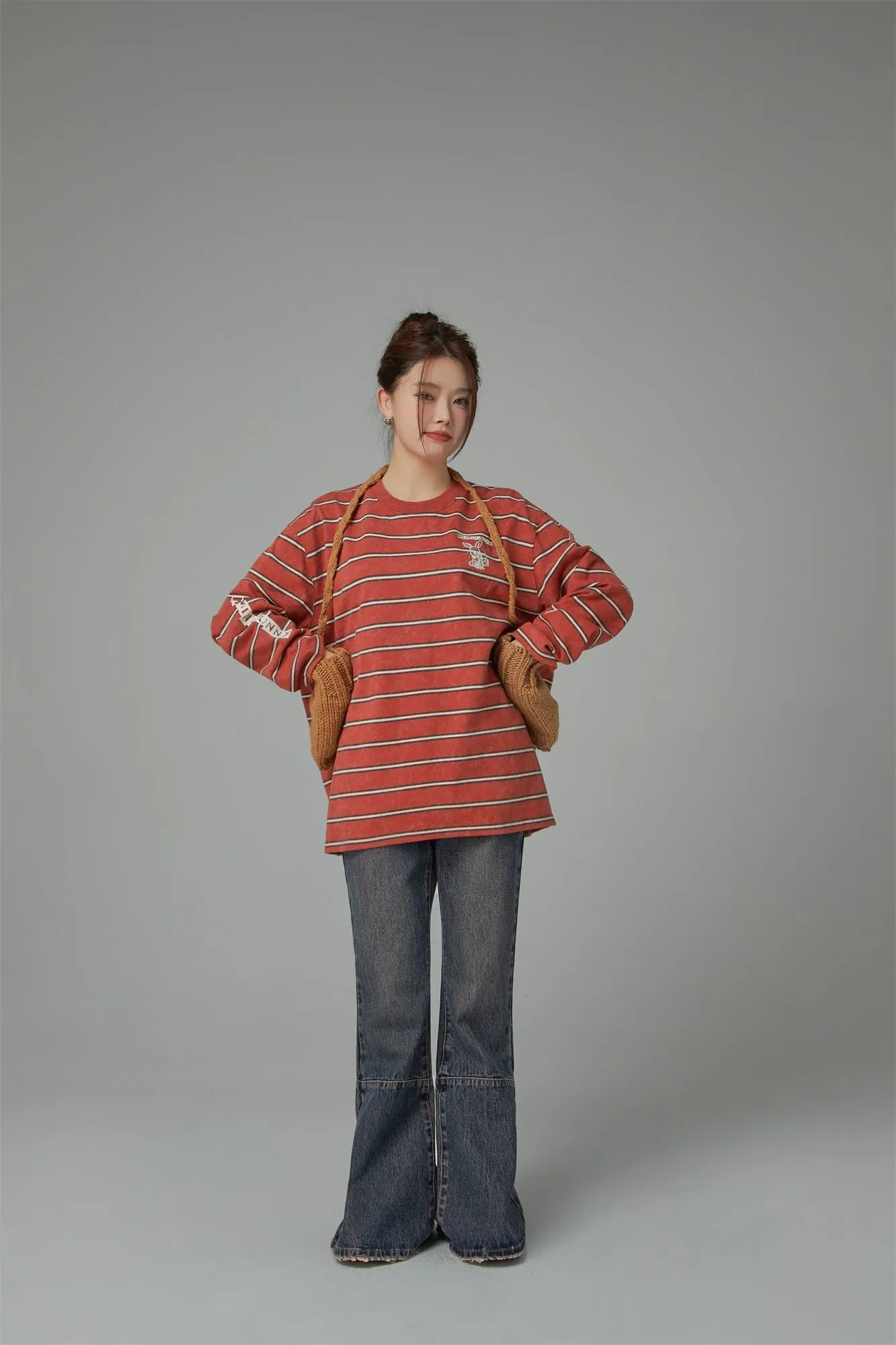 Backspin Striped Sweater