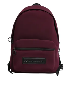 Burgundy Montreale Tecnico Textile Men Backpack Bag