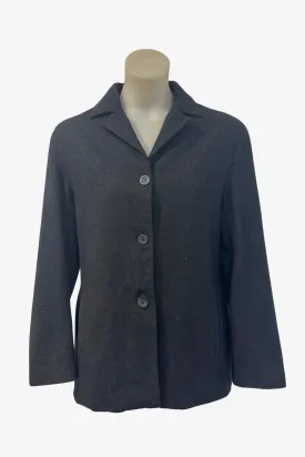 Capture Ezibuy black wool coat, 12