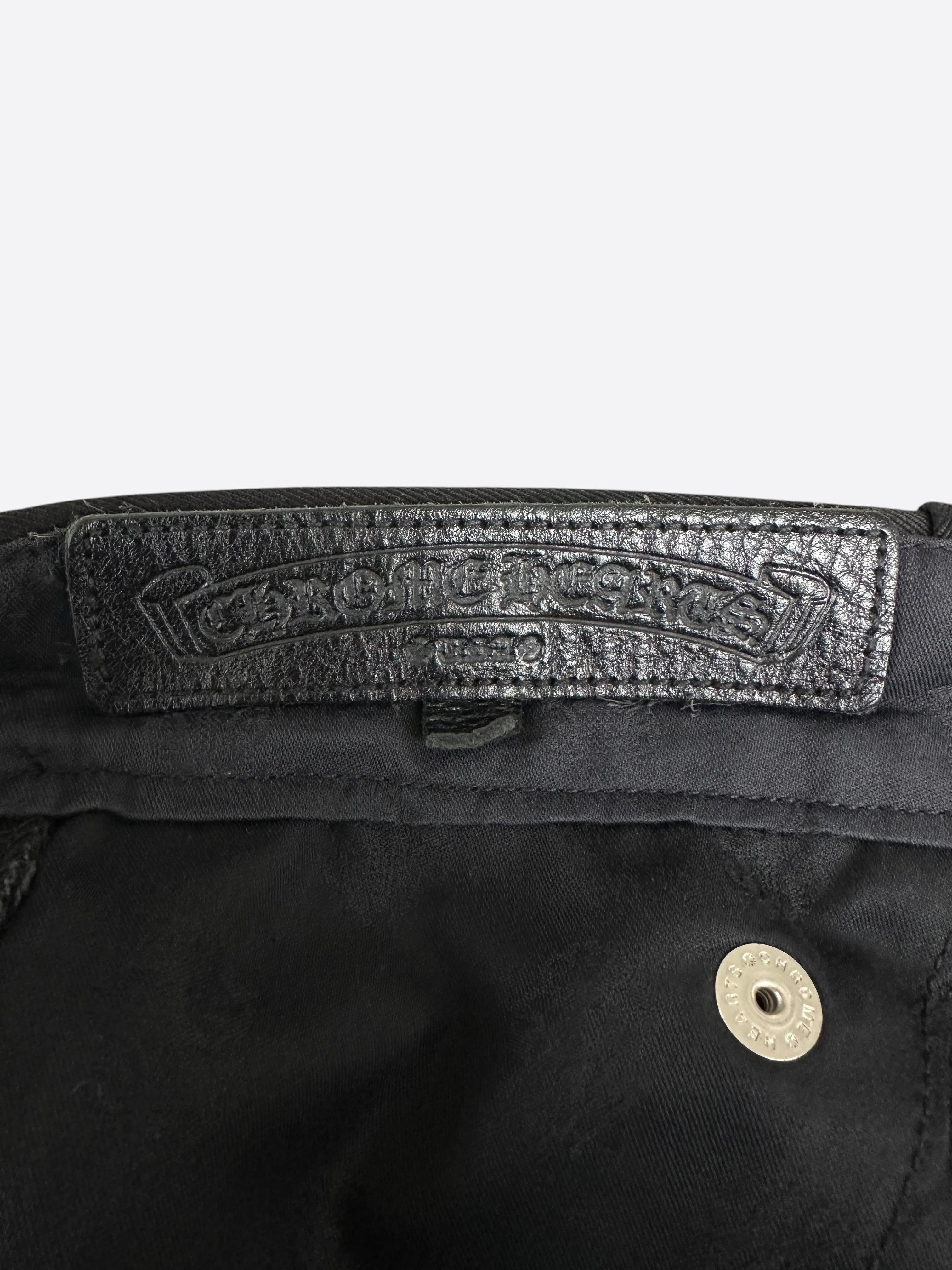 Chrome Hearts Black Carpenter Pants