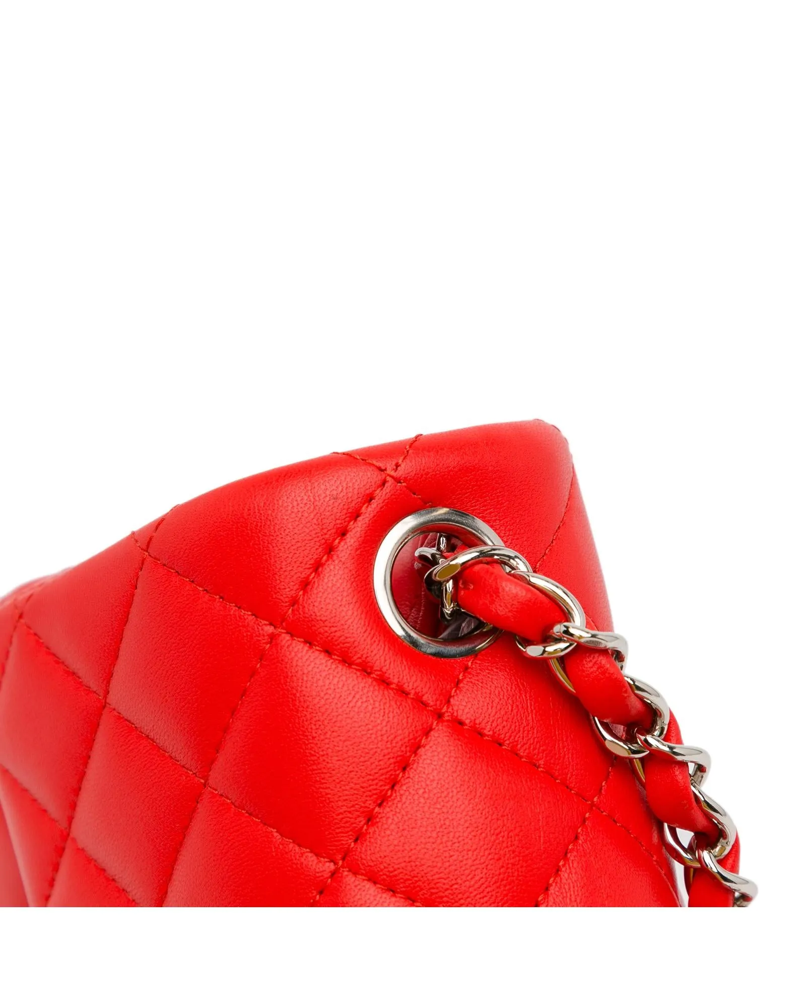 Classic Lambskin Square Flap Shoulder Bag