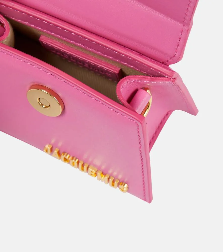 Le Chiquito tote bag in Jacquemus leather, pink