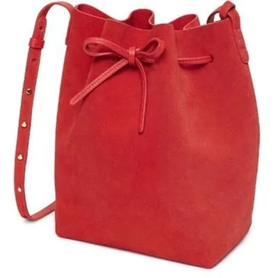 MANSURSTUDIOS suede bucket bag mansur women faux suede shoulder bag