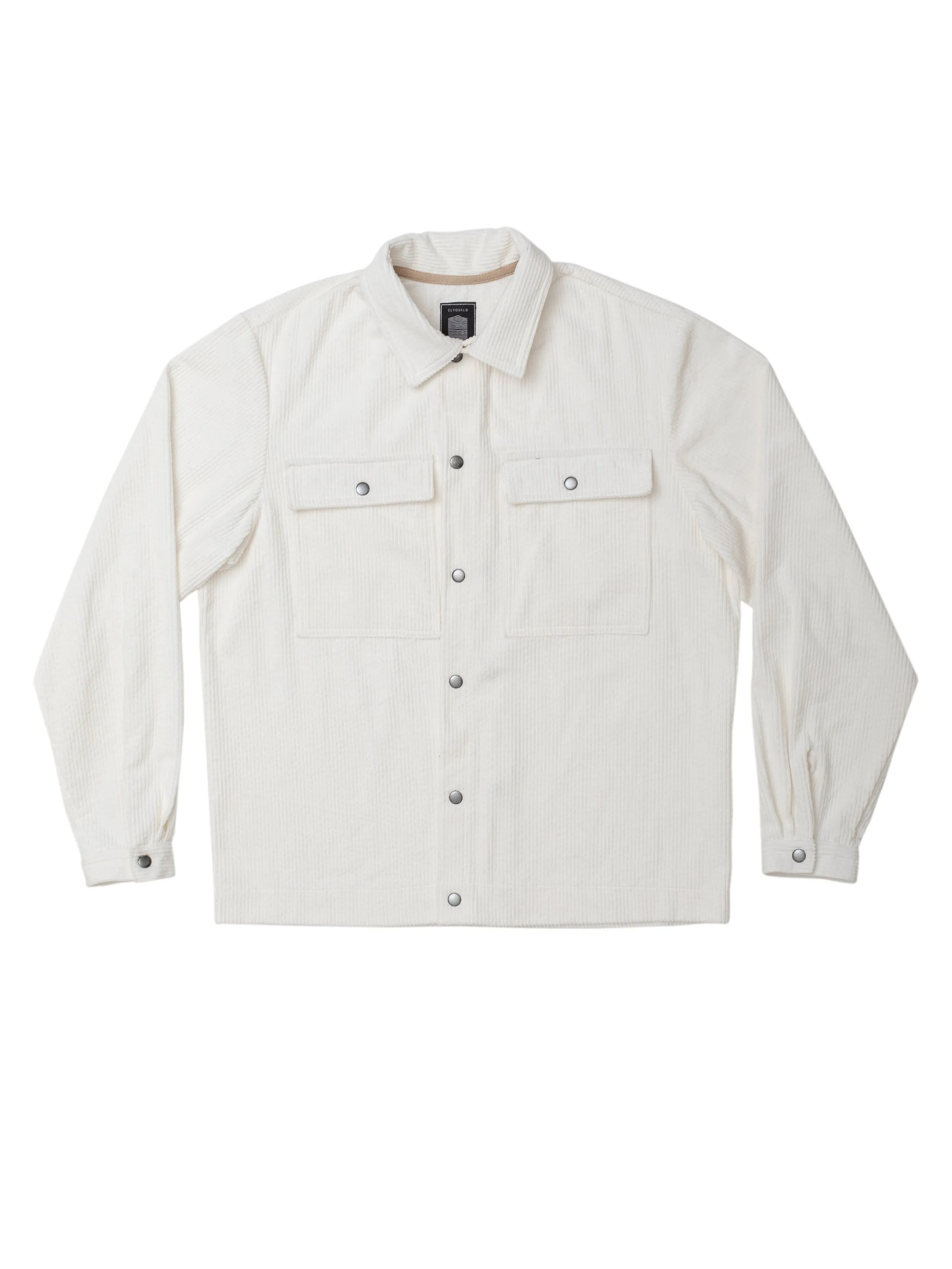 Off White Cord Over Shirt