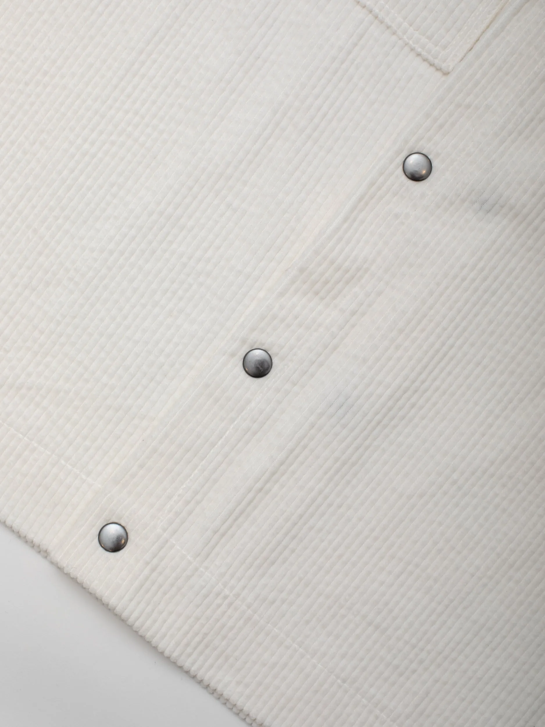Off White Cord Over Shirt