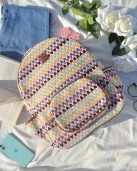 Pastel Maze Backpack