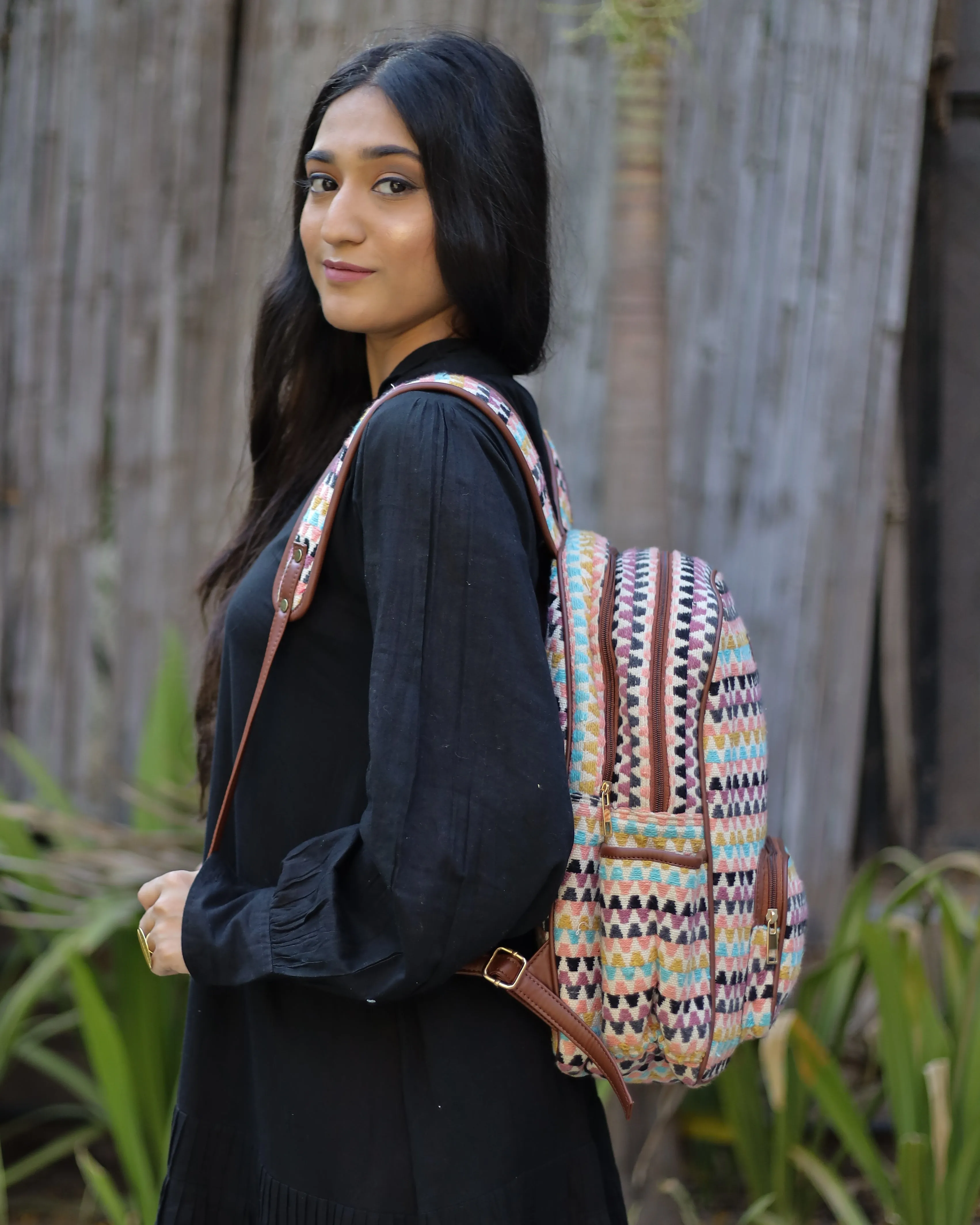 Pastel Maze Backpack