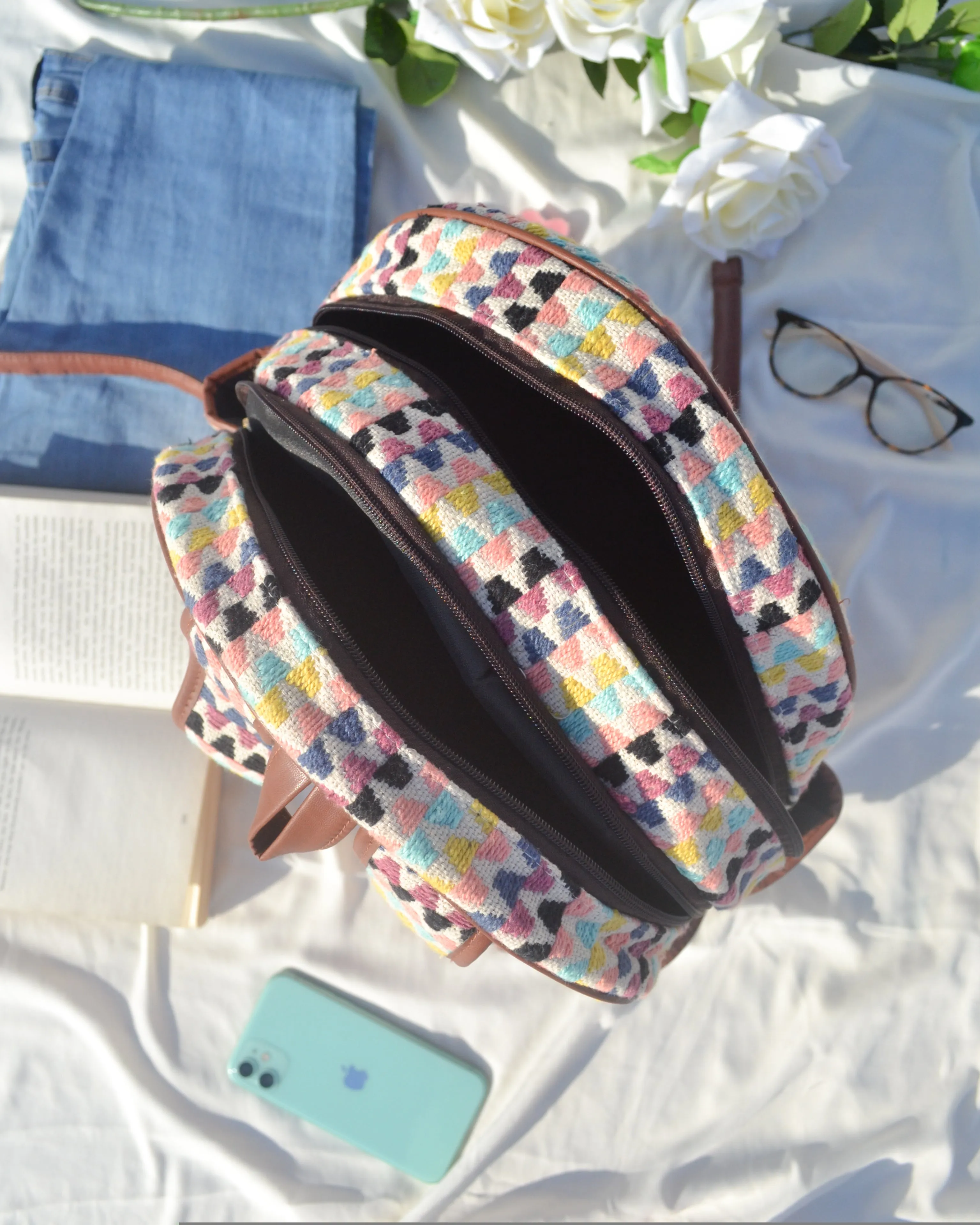 Pastel Maze Backpack