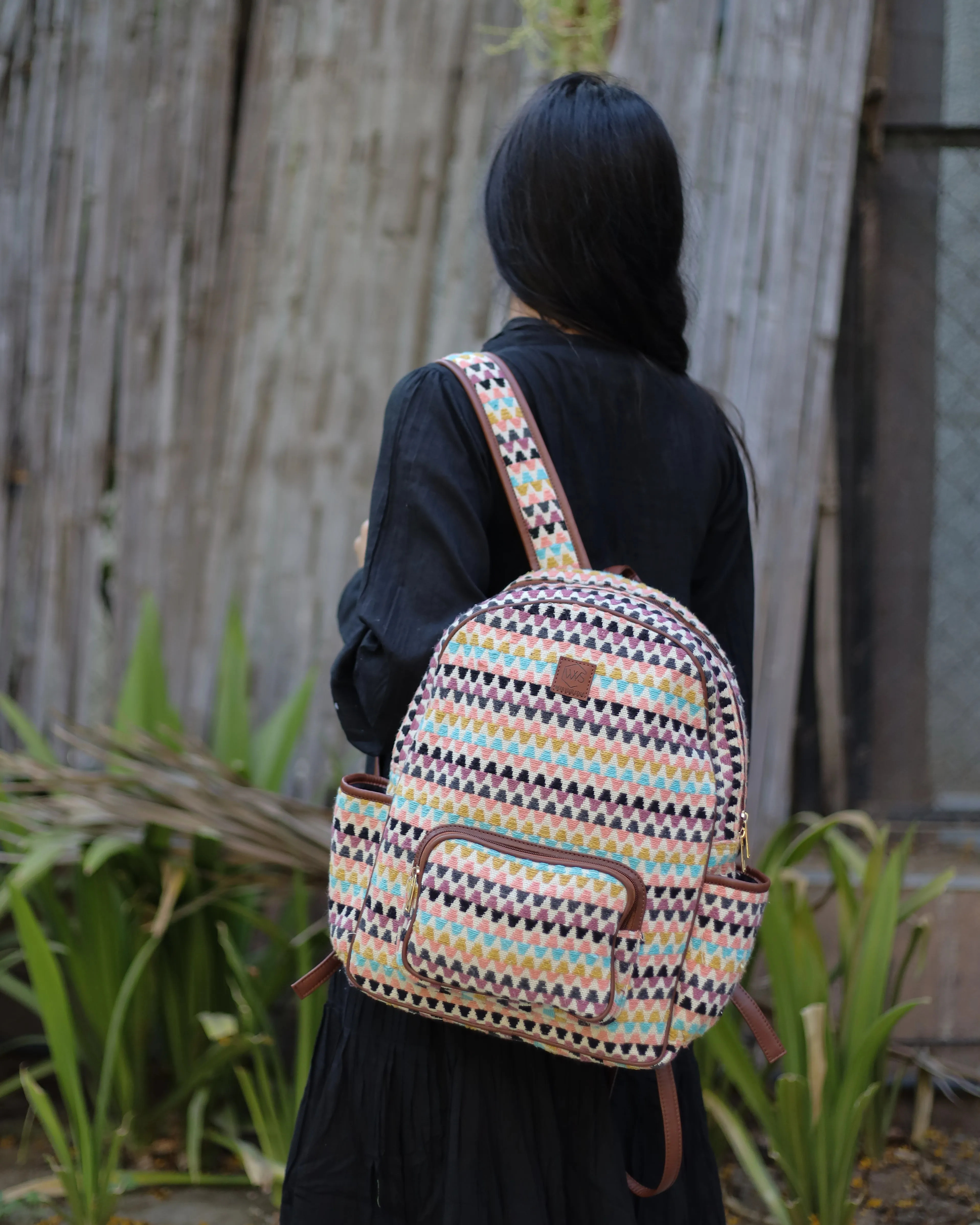 Pastel Maze Backpack