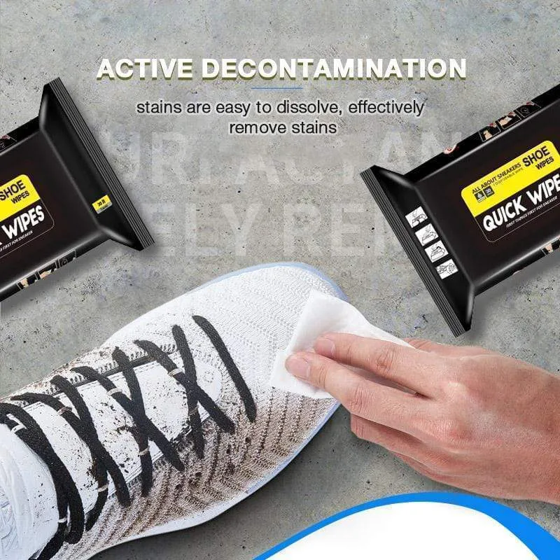 Shiny shoes in a flash: wet wipes for flawless elegance! 