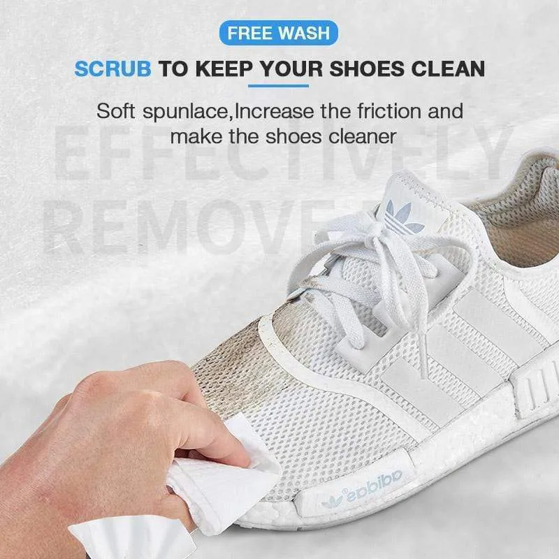 Shiny shoes in a flash: wet wipes for flawless elegance! 