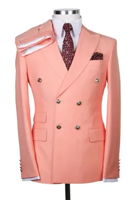 Suzhoufashion Dijion Grap Double Breasted Prom Men Suits
