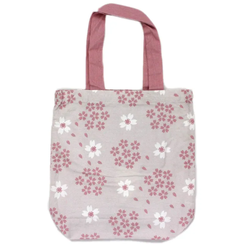 Tote Bag Shiba Dog Shibatasan I love Cherry Blossoms